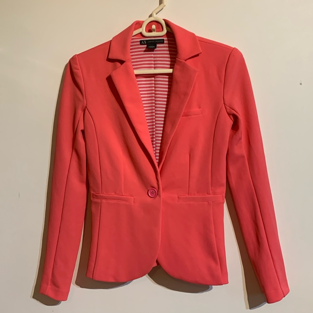 AX Armani Exchange Barbie Pink Blazer size XS